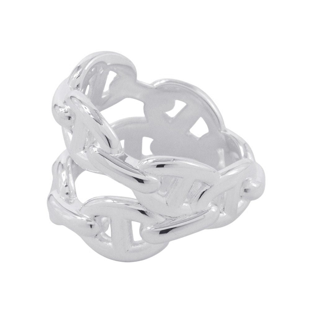 Hermes Ring Chaine D'ancre Double Row 52 Enchainee — view 2