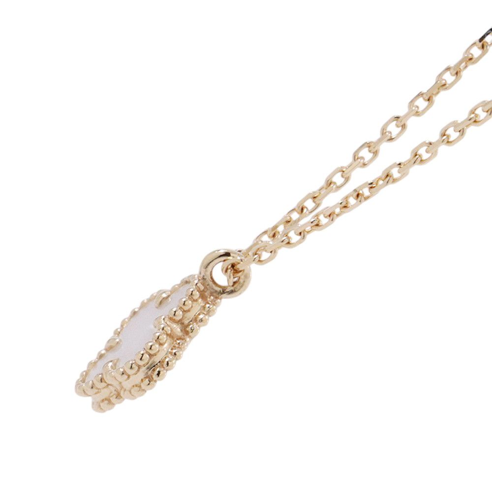 Van Cleef & Arpels Necklace Sweet Alhambra Pendant Mother of Pearl 18k Yellow — view 2