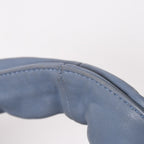 Bottega Veneta Intrecciato Hobo Handbag Blue Gray Black Metal Lambskin — view 6