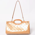 Louis Vuitton Roxbury Drive 2-Way Bag Monogram Vernis Beige Gold