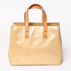 Louis Vuitton Tote Bag Gold Vernis Beige