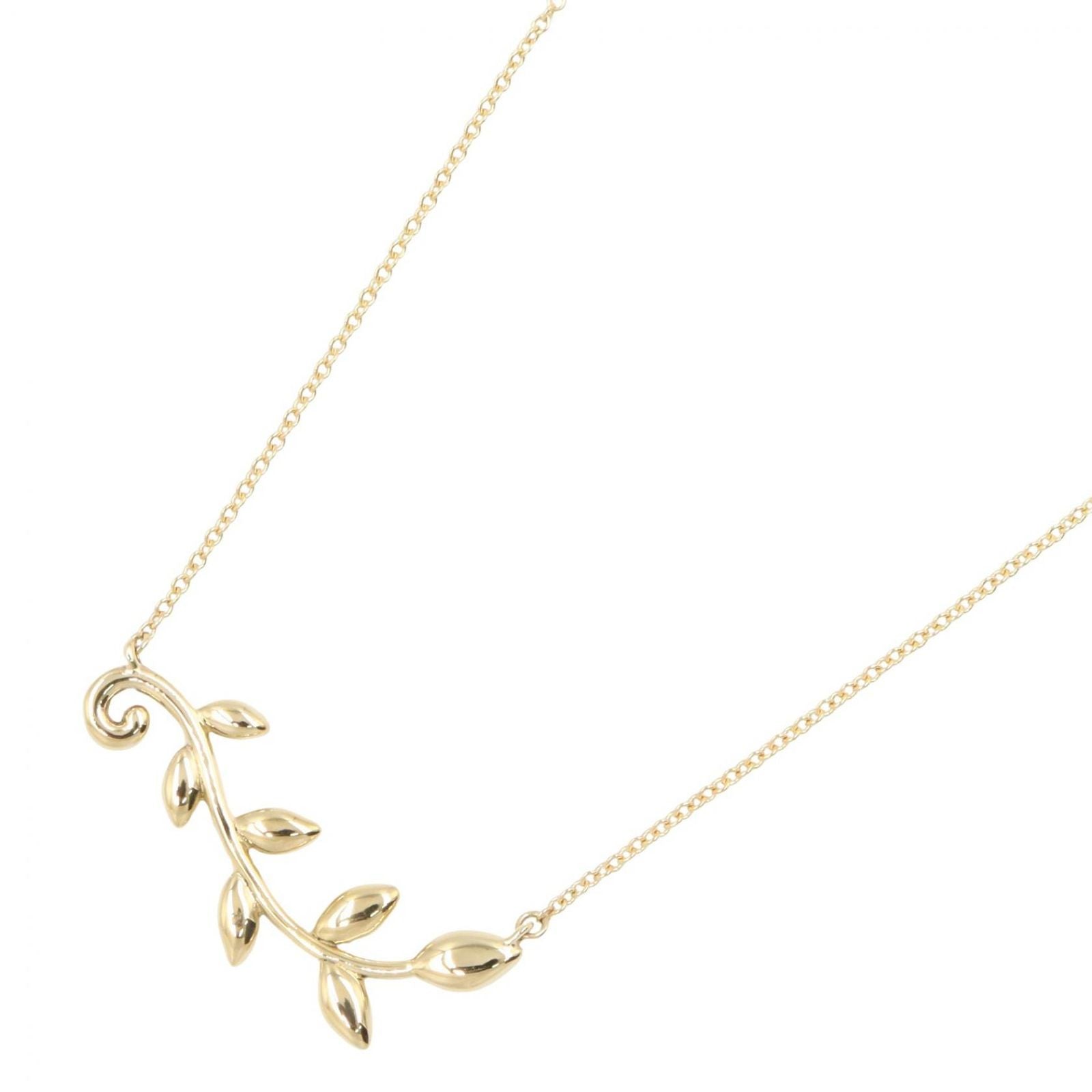 Tiffany & Co Necklace Olive Leaf Vine 42 cm 18k