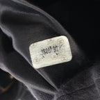 Chanel Backpack CC Logo Black Suede Leather CC Drawstring — view 5