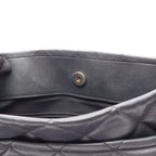 Chanel Tote Quilted Black Caviar Leather CC Logo Chain — view 8
