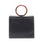 Chanel Handbag Handle Black Leather