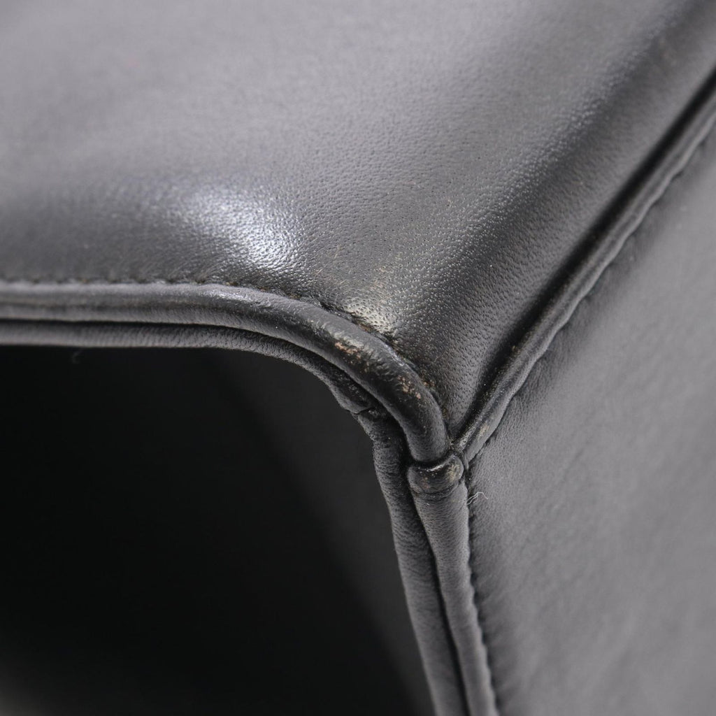 Chanel Handbag Handle Black Leather — view 7