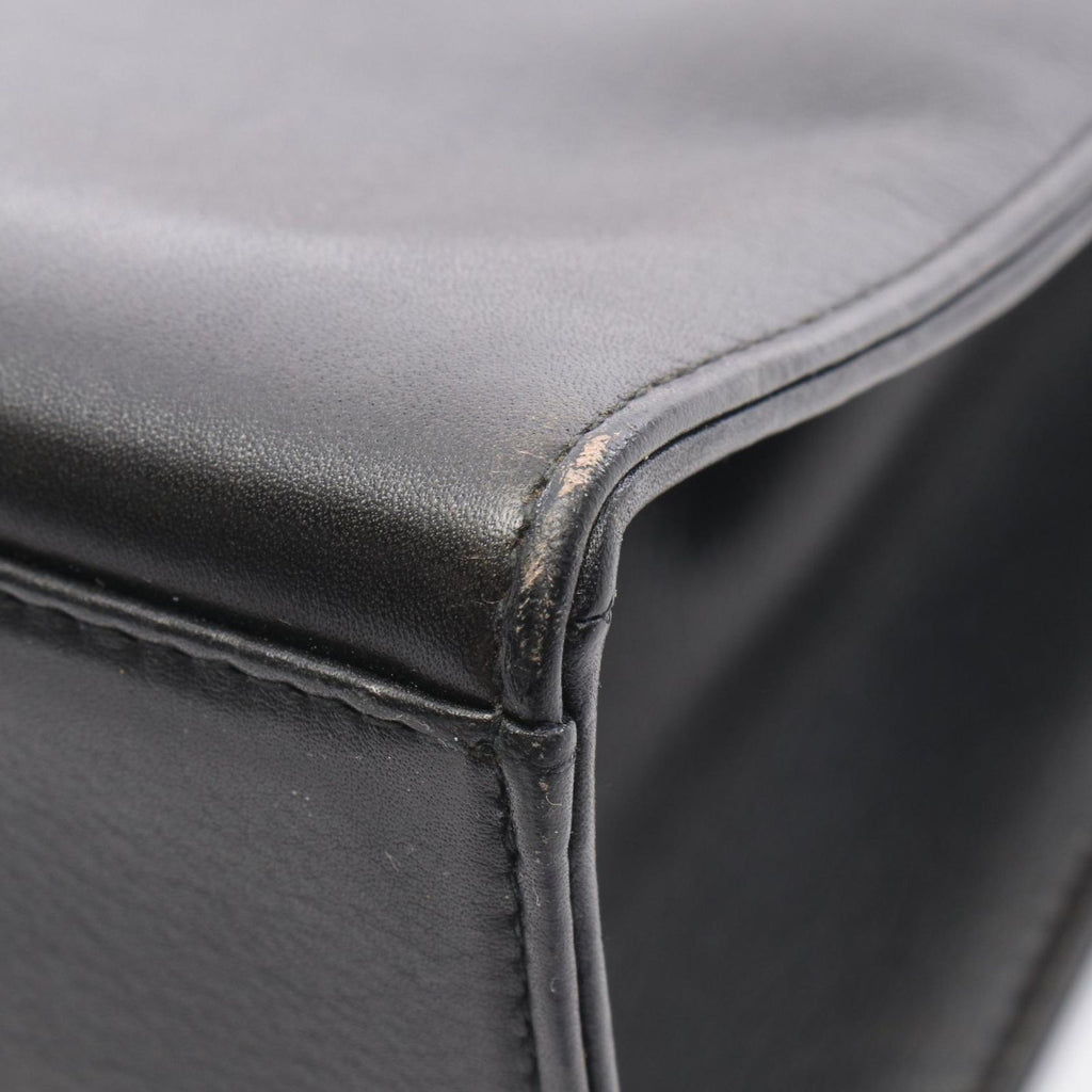 Chanel Handbag Handle Black Leather — view 8