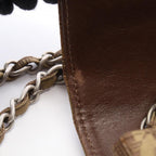 Chanel Shoulder Bag New Travel Line Khaki Leather New Single Flap Chain — view 7