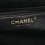 Chanel Tote Quilted Black Brown Calf Chain — view 4