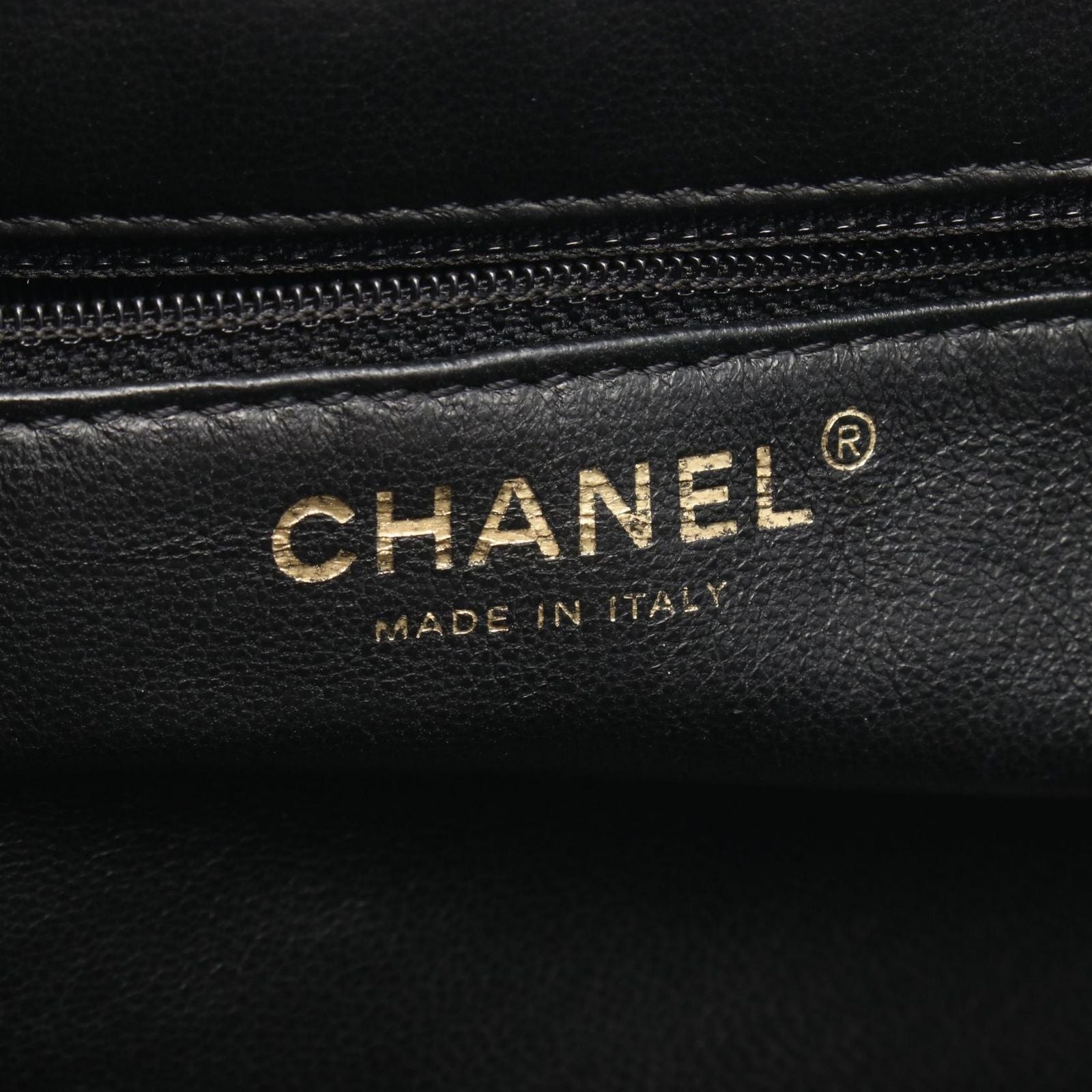 Chanel Tote Quilted Black Brown Calf Chain — view 4