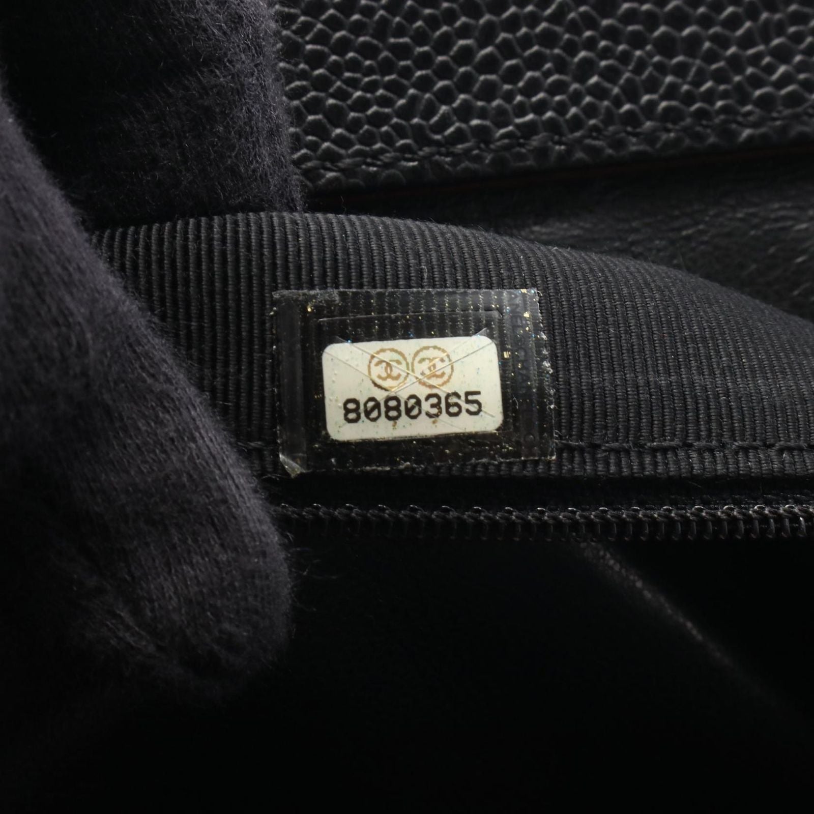 Chanel Tote Quilted Black Brown Calf Chain — view 5