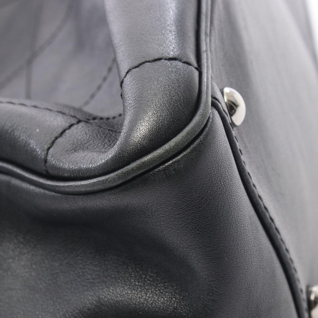 Chanel Tote Choco Bar Black Lambskin Mini — view 7
