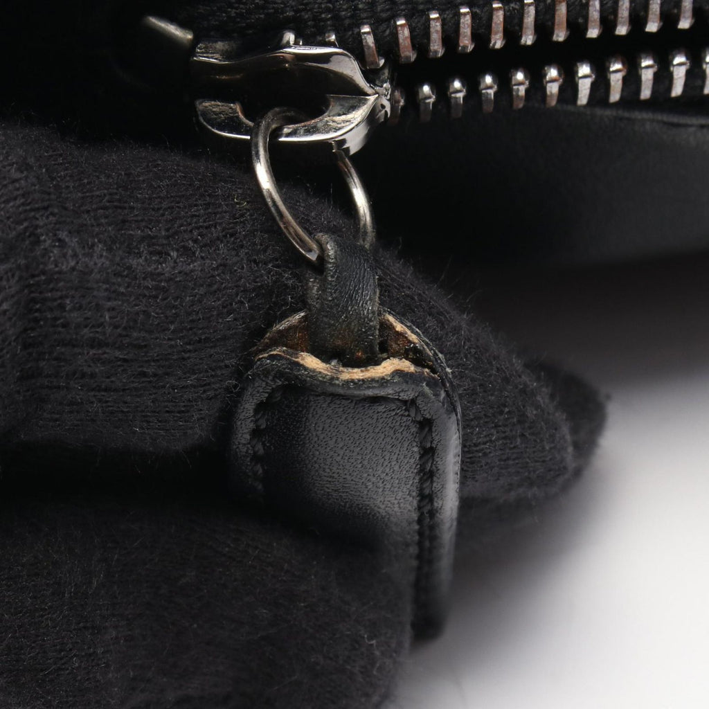 Chanel Tote Choco Bar Black Lambskin Mini — view 9
