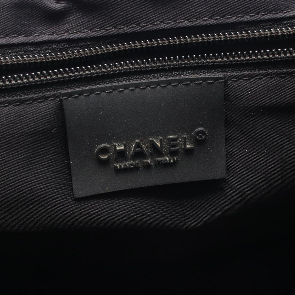 Chanel Shoulder Bag Sports Line Black Nylon Leather — view 4