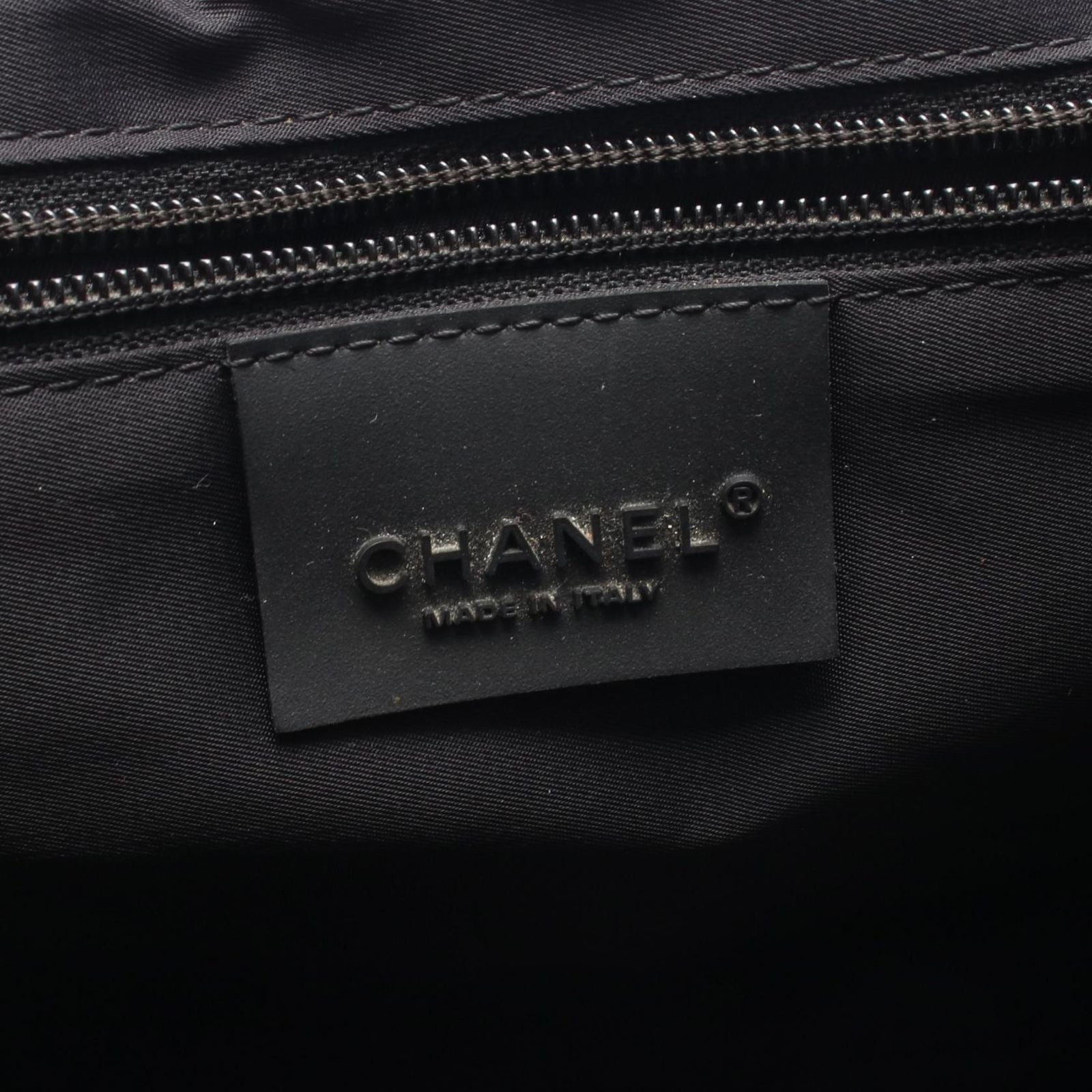 Chanel Shoulder Bag Sports Line Black Nylon Leather — view 4