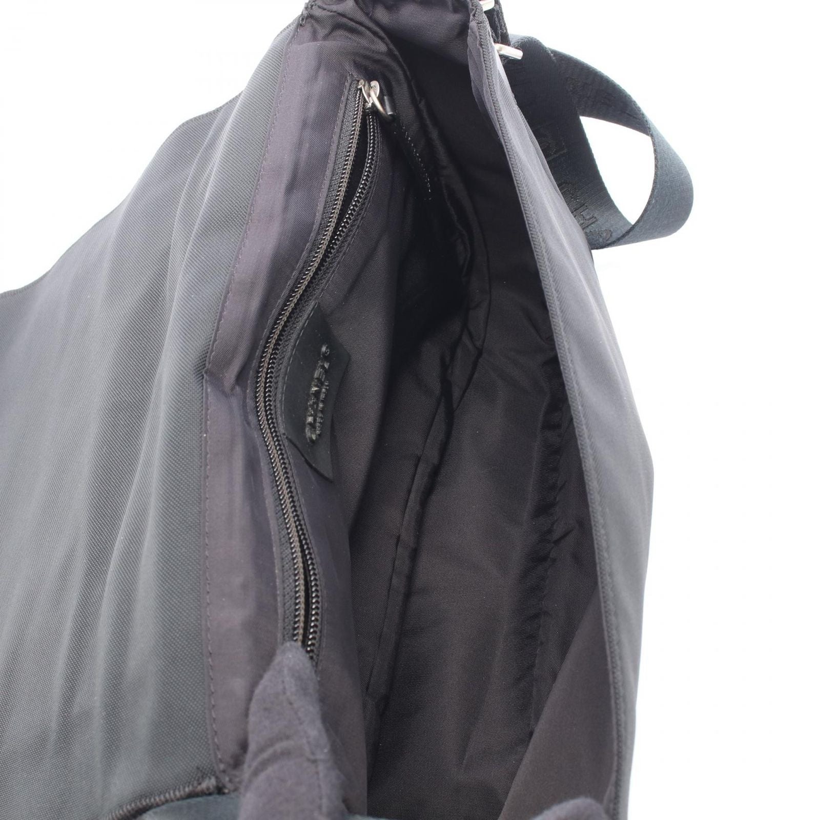 Chanel Shoulder Bag Sports Line Black Nylon Leather — view 3