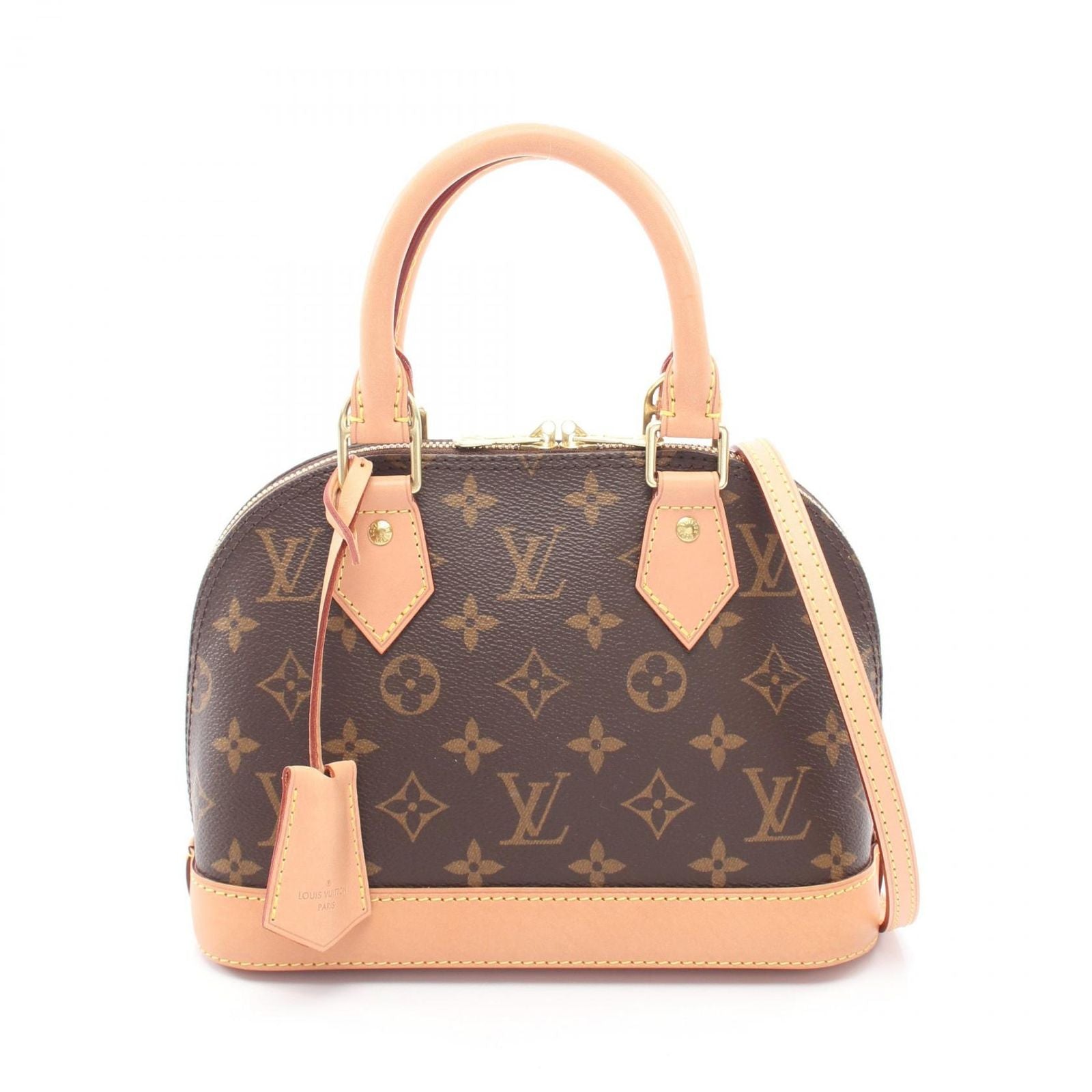Louis Vuitton Handbag Alma BB Monogram 2-Way Canvas Leather