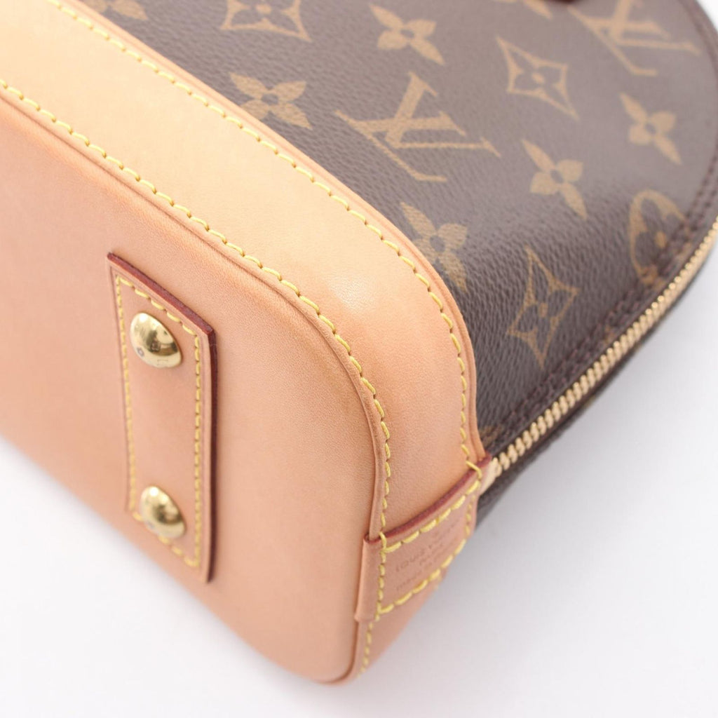 Louis Vuitton Handbag Alma BB Monogram 2-Way Canvas Leather — view 8