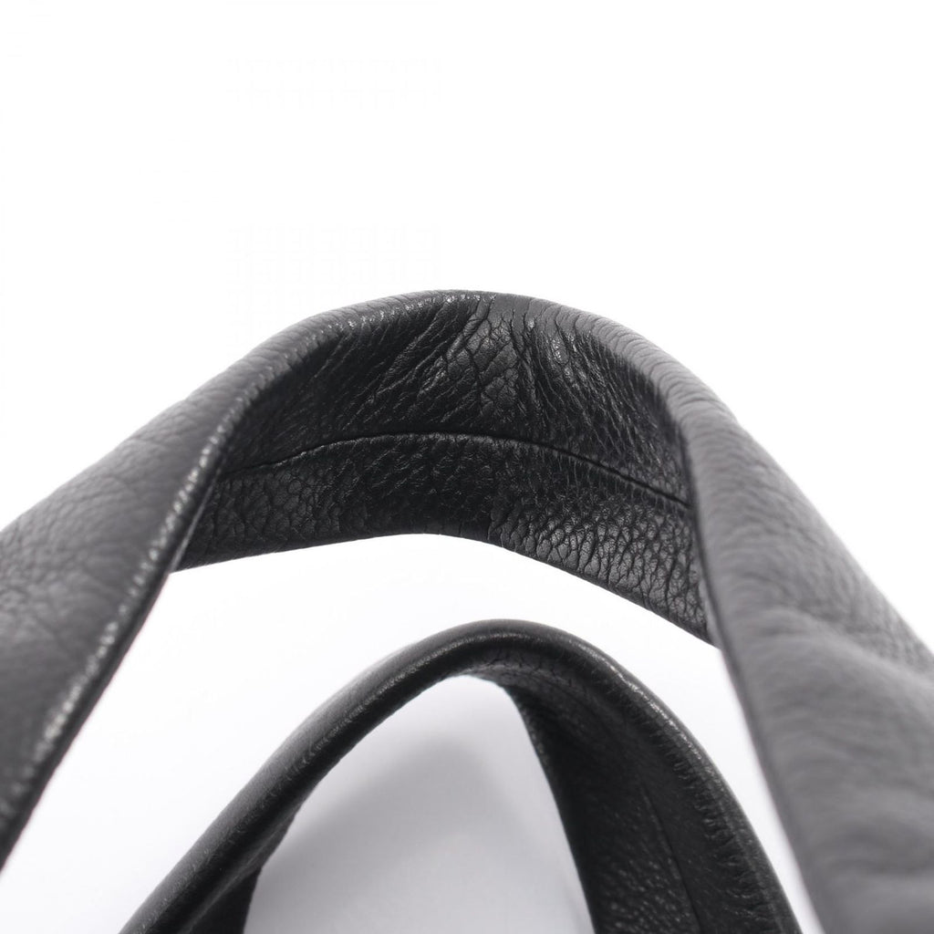 Chanel Choco Bar Black Calf Boston — view 7