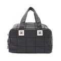 Chanel Choco Bar Black Calf Boston