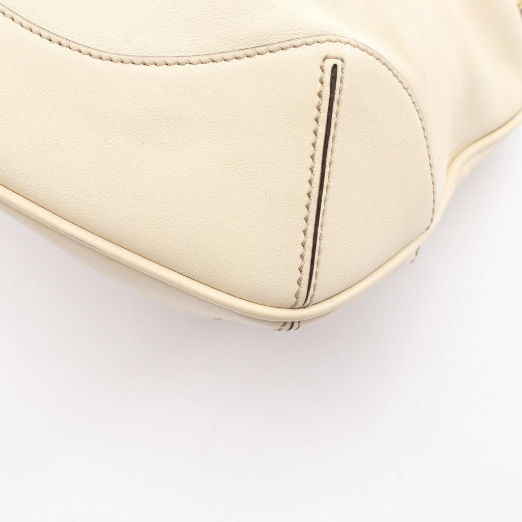 Gucci Handbag Bamboo 2-Way Ivory Leather Shoulder — view 5