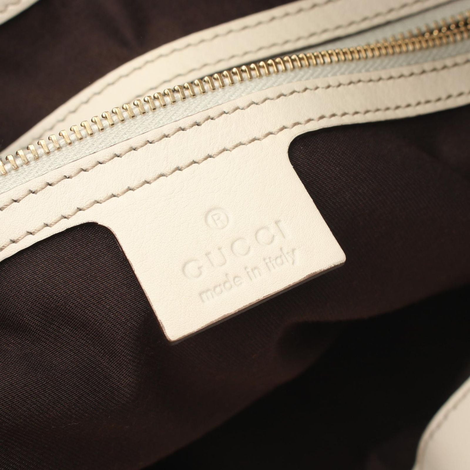 Gucci Handbag Bamboo 2-Way Ivory Leather Shoulder — view 4