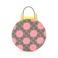 Gucci Handbag Children's GG Supreme Kids Beige Pink Yellow Canvas Top Handle