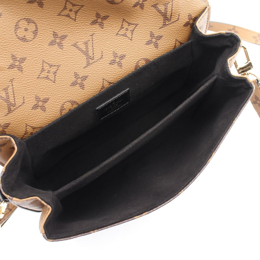 Louis Vuitton Handbag Pochette Metis Monogram Reverse 2-Way Canvas Leather — view 3