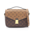 Louis Vuitton Handbag Pochette Metis Monogram Reverse 2-Way Canvas Leather