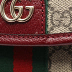 Gucci Handbag Ophidia Small Top Handle Bag 2-Way Beige Wine Red Canvas Leather — view 6