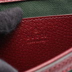 Gucci Handbag Ophidia Small Top Handle Bag 2-Way Beige Wine Red Canvas Leather — view 4