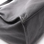 Chanel Tote CC Logo Black Leather — view 7