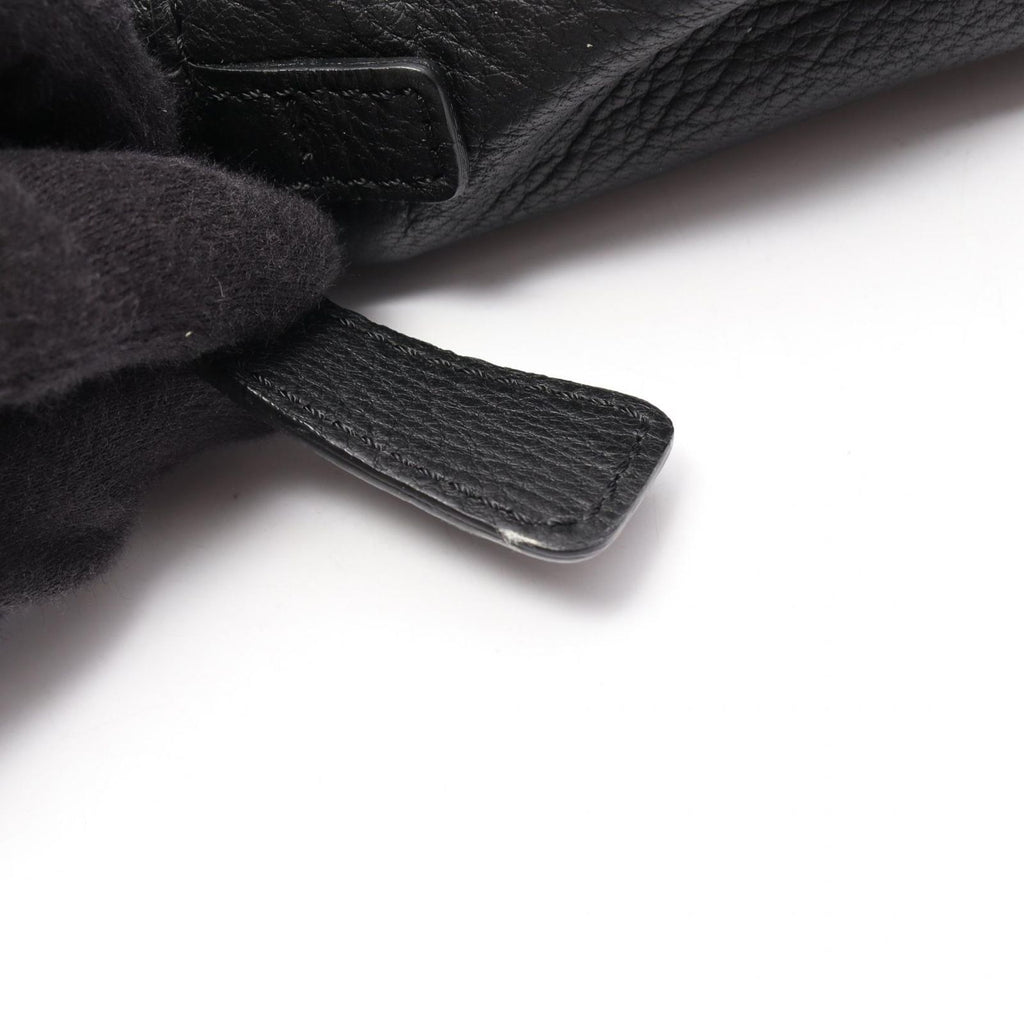 Chanel Tote CC Logo Black Leather — view 9