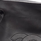 Chanel Tote CC Logo Black Leather — view 6