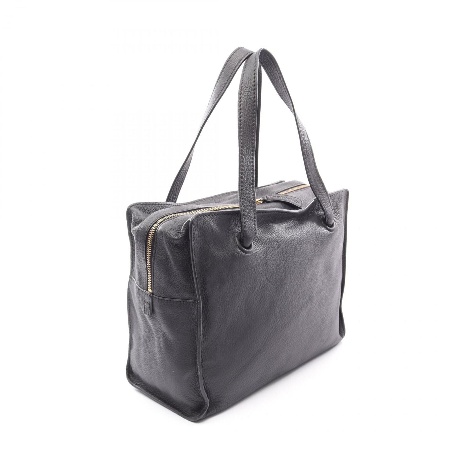 Chanel Tote CC Logo Black Leather — view 2
