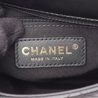 Chanel Shoulder Bag Quilted Small Flap Black Lambskin Chain — view 4