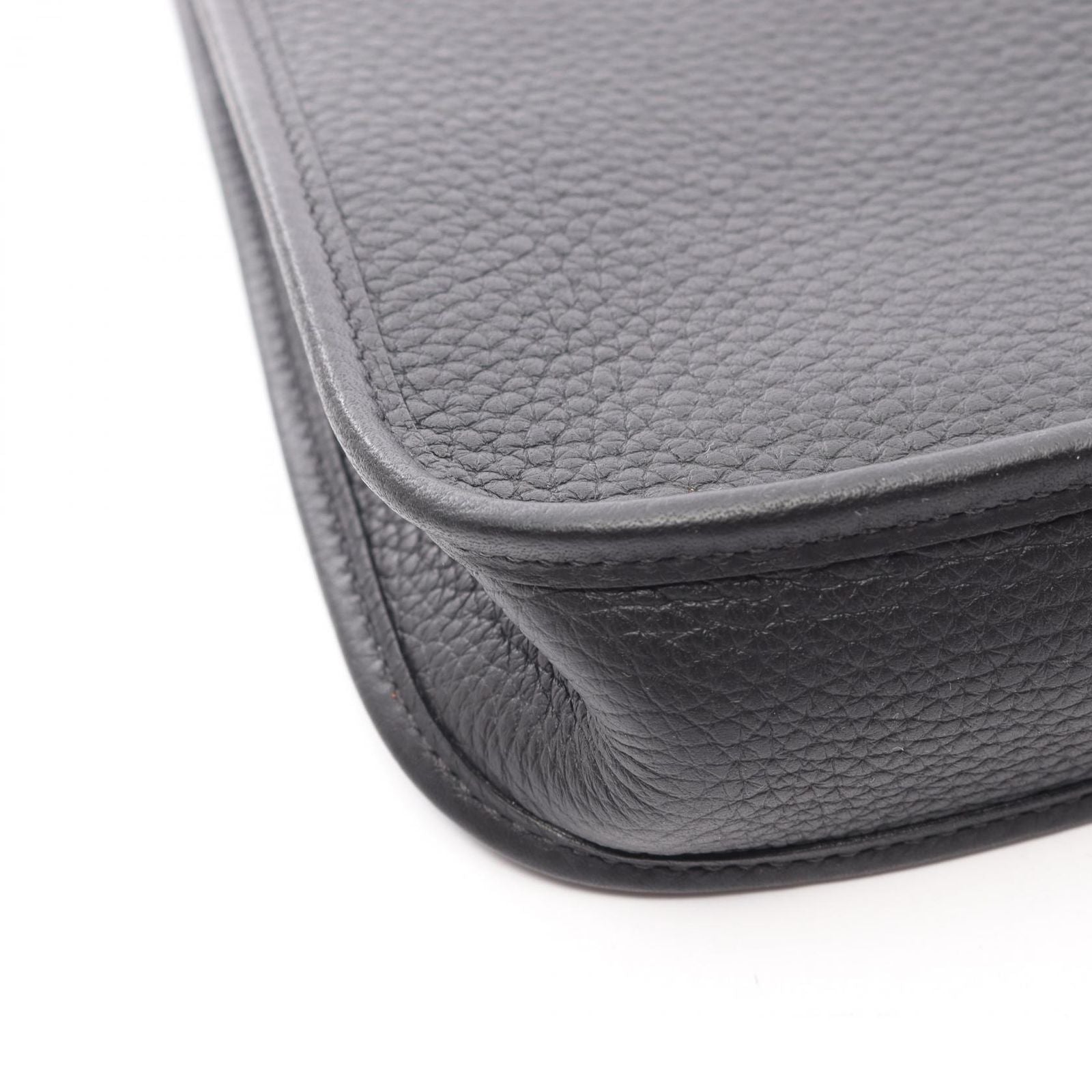 Hermes Shoulder Bag Evelyne TPM Amazon Black Leather TPM — view 6