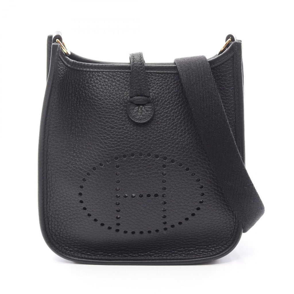 Hermes Shoulder Bag Evelyne TPM Amazon Black Leather TPM