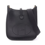 Hermes Shoulder Bag Evelyne TPM Amazon Black Leather TPM