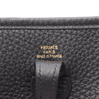 Hermes Shoulder Bag Evelyne TPM Amazon Black Leather TPM — view 4