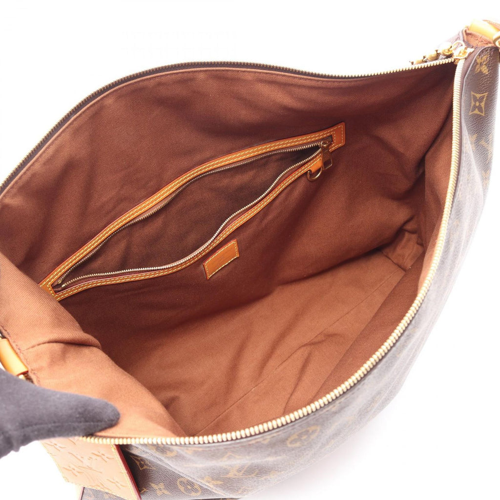 Louis Vuitton Shoulder Bag Vagabond Hobo Monogram Canvas Leather — view 3