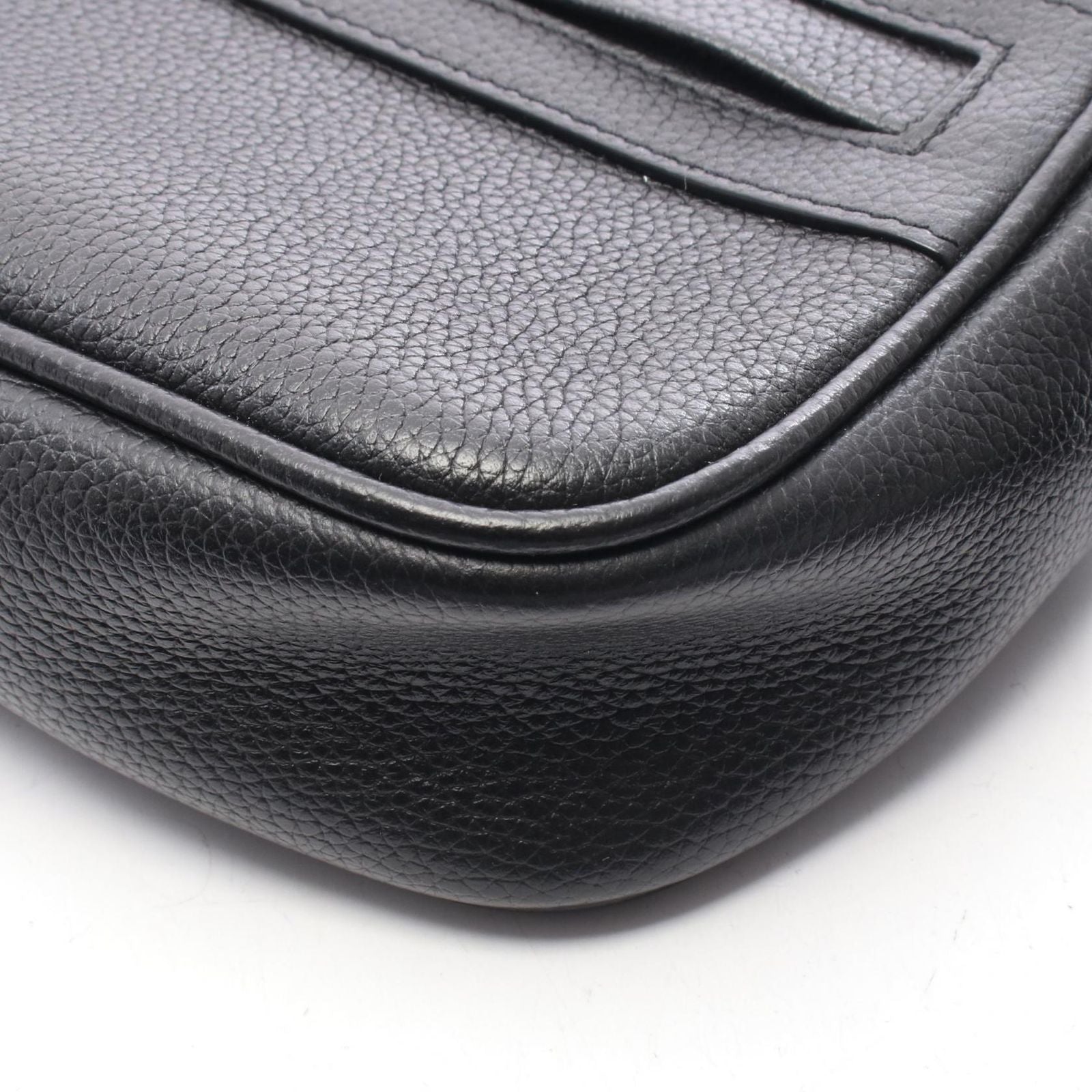 Saint Laurent Paris Shoulder Bag Camping Small Black Leather — view 6