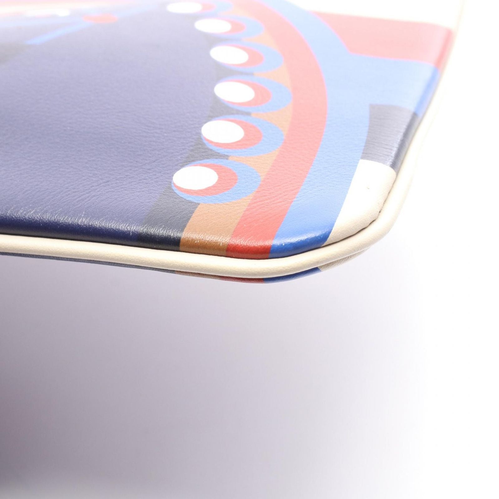 Hermes Pouch Carre Pocket Long Rainbow Love Beton Multi — view 7