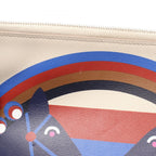 Hermes Pouch Carre Pocket Long Rainbow Love Beton Multi — view 6