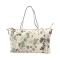 Gucci Tote Krisnight Flora Off White Multi Leather 2-Way