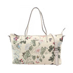 Gucci Tote Krisnight Flora Off White Multi Leather 2-Way