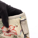 Gucci Tote Krisnight Flora Off White Multi Leather 2-Way — view 6