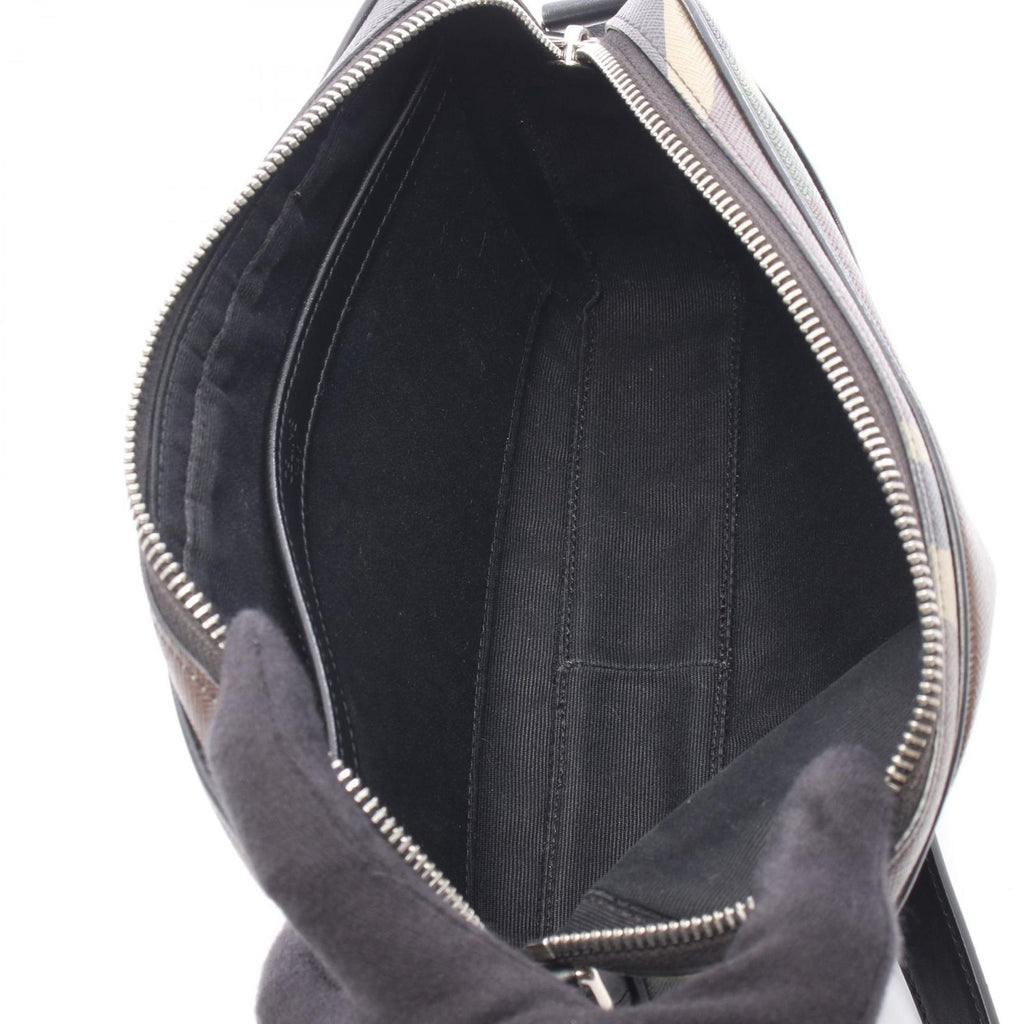 Celine Shoulder Bag Camouflage Khaki Beige Canvas Leather — view 3