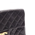 Chanel Backpack Quilted Black Lambskin — view 9