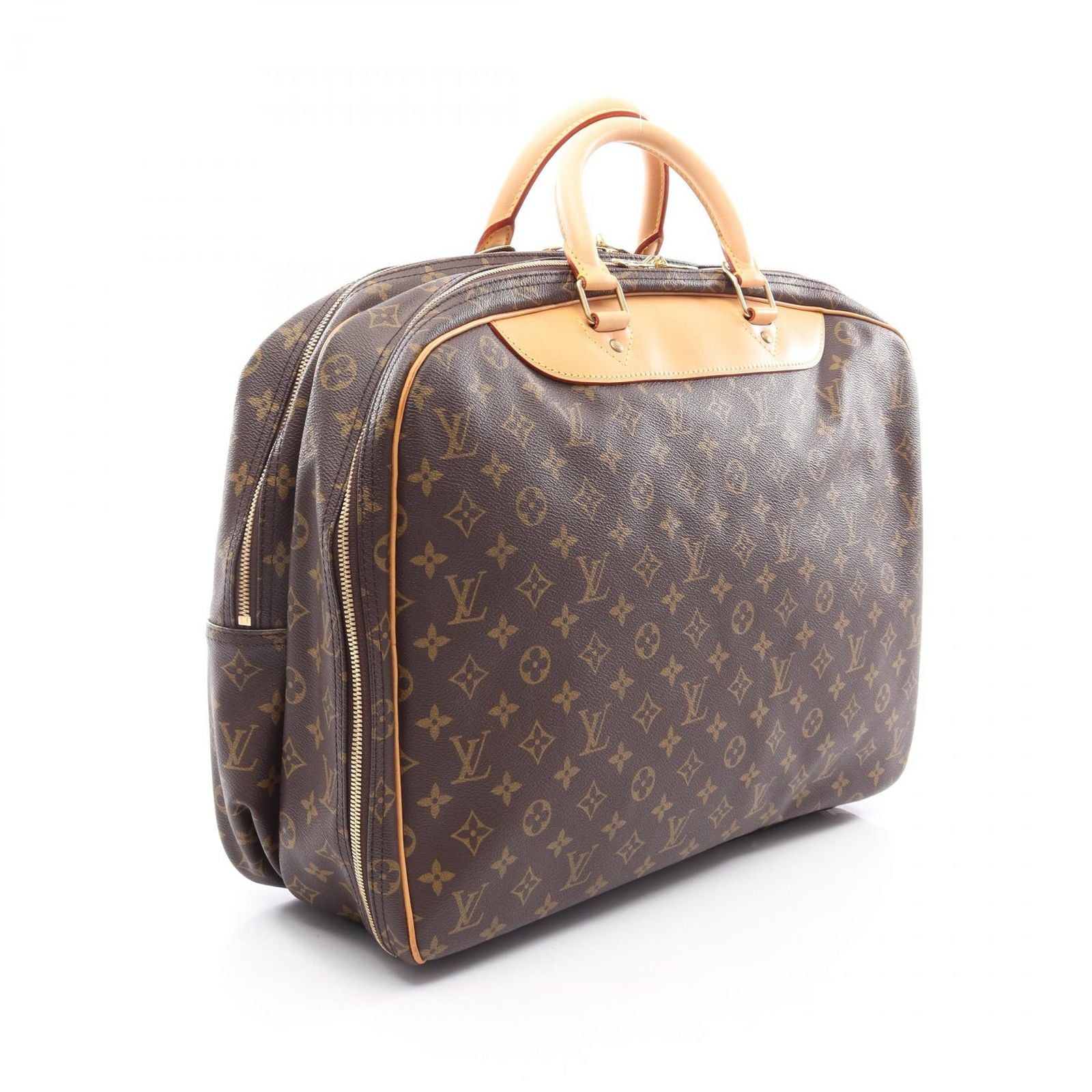 Louis Vuitton Boston Bag Alize Monogram 2-Way Canvas Leather Earl — view 2